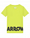 Салатовая футболка с лого Barrow | Фото 2
