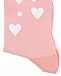 Розовые носки с принтом &quot;сердечки&quot; Falke | Фото 2