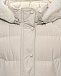 Стеганое пальто с капюшоном, светло-бежевое Brunello Cucinelli | Фото 3