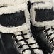 Черные ботинки с белой меховой отделкой Missouri | Фото 6