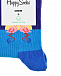 Фиолетово-синие носки с притом &quot;фламинго&quot; Happy Socks | Фото 2