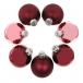 Набор шаров 6 см, 49 шт, бордо-розовый Inges Christmas | Фото 1