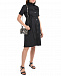 Черное платье в стиле сафари Pietro Brunelli | Фото 2