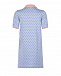Голубое платье-поло с розовой отделкой Paade Mode | Фото 2