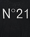 Черный джемпер с белым лого No. 21 | Фото 4
