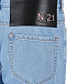 Синие джинсы с высокой талией No. 21 | Фото 5