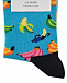 Голубые носки с принтом &quot;бананы&quot; Happy Socks | Фото 2