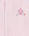 Розовый комбинезон с вышивкой &quot;замок&quot; Kissy Kissy | Фото 3