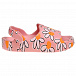 Сланцы-сандалии на липучке с ромашками, розовые Melissa | Фото 2