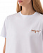 Белая футболка с вышитым лого MSGM | Фото 5