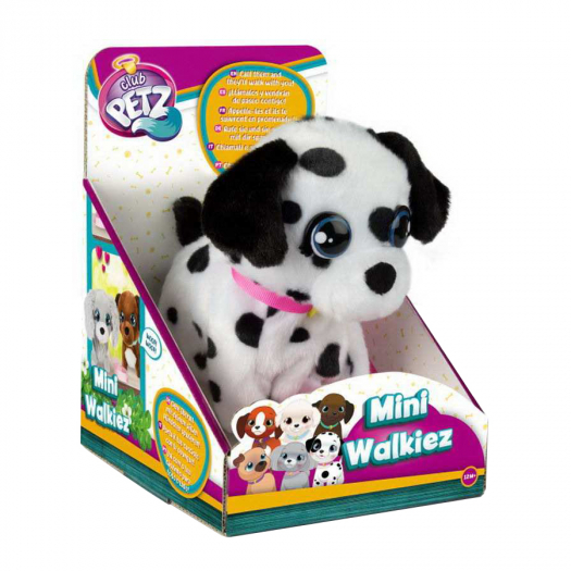 Мягконабивная игрушка интерактивный щенок Mini Walkiez Dalmatian, ходячий, со звуковыми эффектами IMC Toys | Фото 1