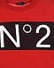 Красная футболка с черным принтом No. 21 | Фото 3