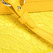 Сумка кружевная с логотипом DG, желтая Dolce&Gabbana | Фото 5