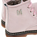 Розовые кожаные ботинки с декором из стразов Monnalisa | Фото 7