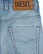 Светло-голубые джинсовые бермуды Diesel | Фото 4