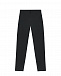 Черные брюки с жаккардовыми лампасами Bikkembergs | Фото 2