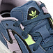 Голубые кроссовки Yung-96 из замши Adidas | Фото 6