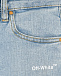 Голубые джинсы с принтом Off-White | Фото 3