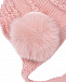 Вязаный розовый чепчик Paz Rodriguez | Фото 3