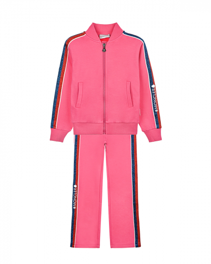 Розовый спортивный костюм Moncler | Фото 1