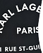 Купальник слитный с принтом логотипом, черный Karl Lagerfeld kids | Фото 3