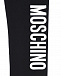 Черные леггинсы с логотипом Moschino | Фото 3
