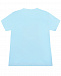 Голубая футболка с принтом &quot;медвежонок&quot; Moschino | Фото 2