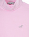Розовая водолазка с логотипом Monnalisa | Фото 3
