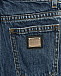 Джинсы с логотипом на заднем кармане, синие Dolce&Gabbana | Фото 3