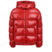 Красная куртка с логотипом на спинке Moncler | Фото 1
