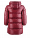 Бордовое пальто-пуховик Moncler | Фото 2