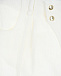 Белые брюки с асимметричной застежкой  | Фото 3