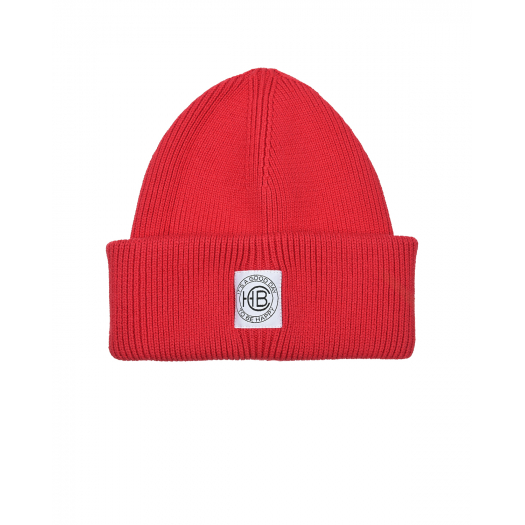 Красная шапка с отворотом Chobi | Фото 1