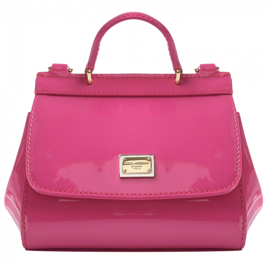 Розовая лаковая сумка Dolce&Gabbana | Фото 1