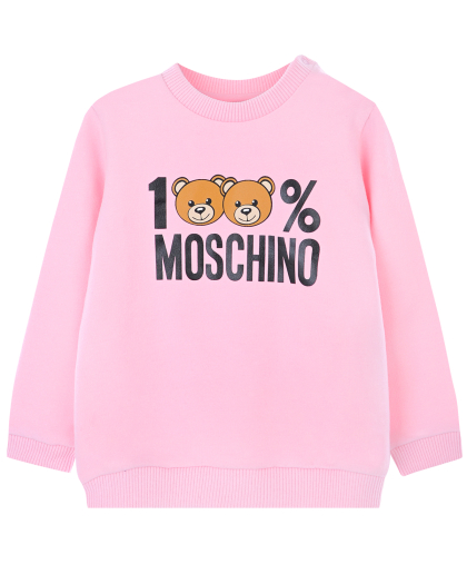 Свитшот с принтом «100% Moschino»  | Фото 1
