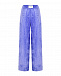 Бархатные спортивные брюки, фиолетовые Hinnominate | Фото 5