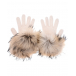 Кремовые перчатки с меховыми манжетами Catya | Фото 1