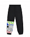 Черные спортивные брюки с брендированной вставкой No. 21 | Фото 2