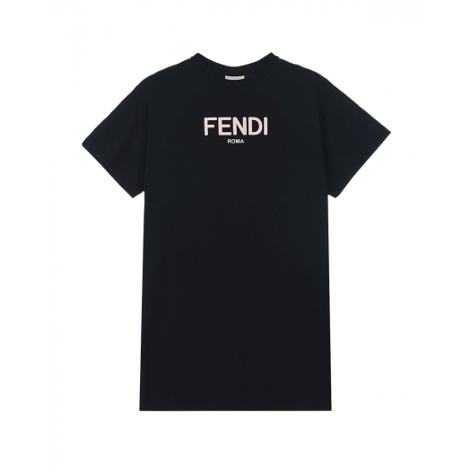 Удлиненная футболка с логотипом Fendi | Фото 1