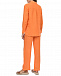 Оранжевые льняные брюки 120% Lino | Фото 3