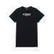 Удлиненная футболка с логотипом Fendi | Фото 1