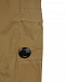 Бежевые спортивные брюки с карманом-карго CP Company | Фото 3