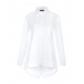 Белая блузка с баской для беременных  | Фото 1