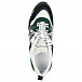 Зеленые кроссовки с синими и белыми вставками Emporio Armani | Фото 4