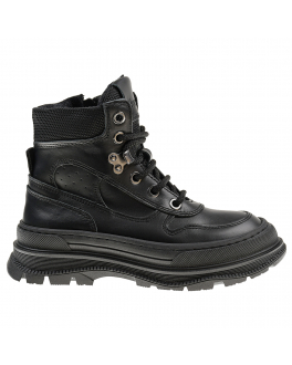 Черные ботинки с текстильными вставками Morelli Черный, арт. M4B5-51998-1529 999 | Фото 2