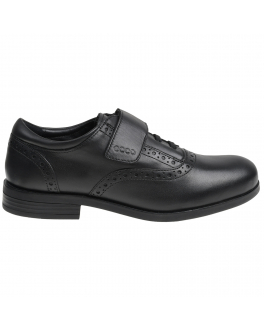 Низкие черные ботинки с перфорацией Ecco Черный, арт. 702373/01001 BLACK | Фото 2