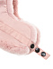 Розовая шапка-ушанка с мехом кролика Ploomlé | Фото 6