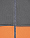 Серая спортивная куртка с оранжевыми вставками Emporio Armani | Фото 3
