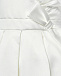Платье с рюшами на груди, белое Monnalisa | Фото 3