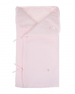 Розовый конверт с бантиками Paz Rodriguez Розовый, арт. 071-48004 37 TWIGS C | Фото 1